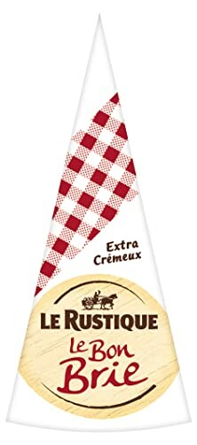 Le Rustique Brie cheese packaging.