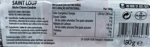 Label of Saint Loup cheese with nutritional information and ingredients.